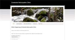 Desktop Screenshot of creeksidenaturopathic.ca